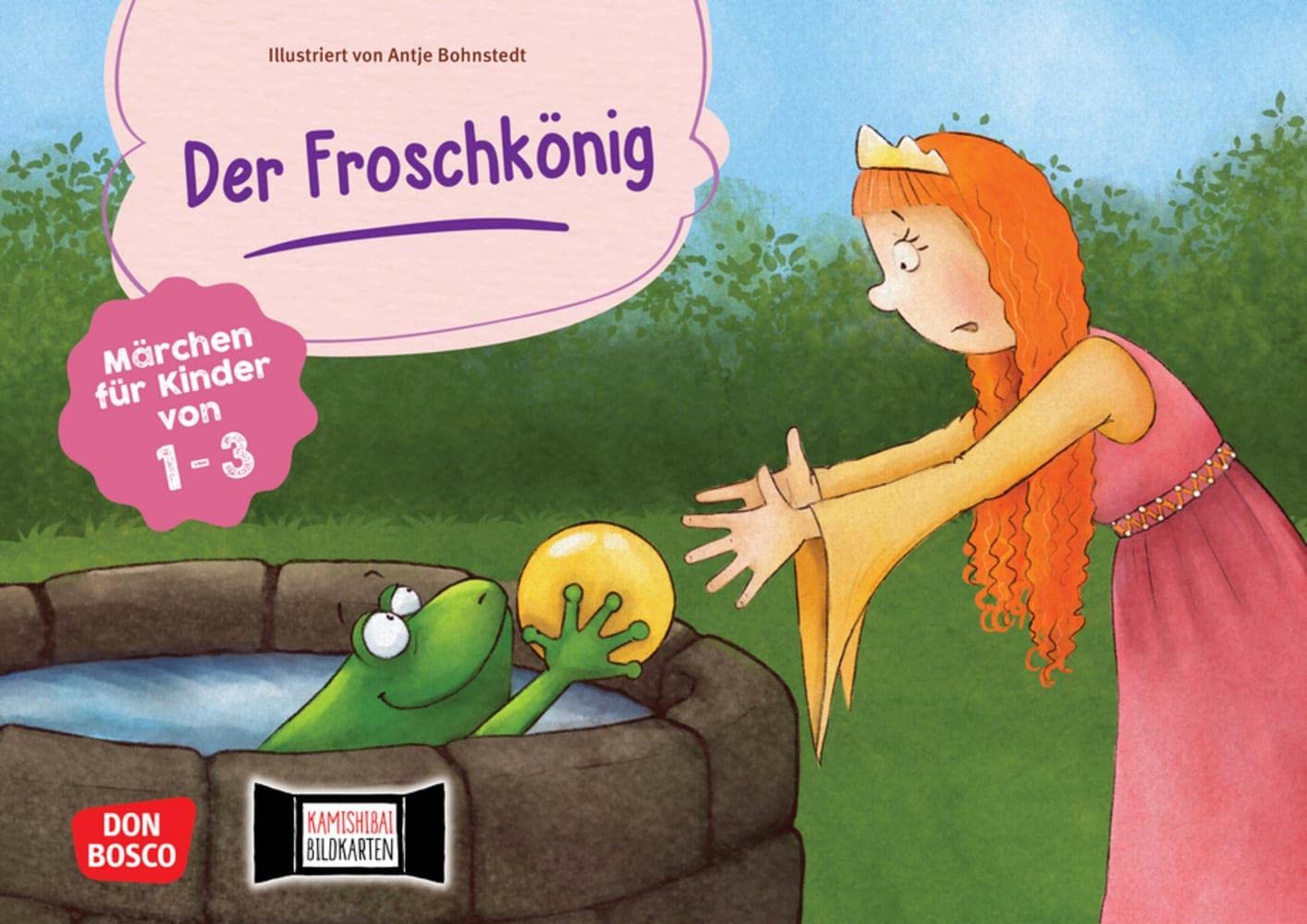 Der Froschkönig. Kamishibai Bildkartenset: Ein Märchenklassiker der Gebrüder Grimm für das Kamishibai, geeignet für Kinder bis 3 Jahren. Märchenstunde für Krippe & Kita book