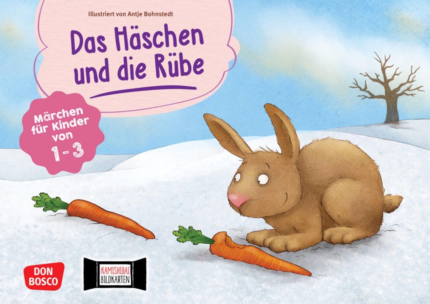Das Häschen und die Rübe. Kamishibai Bildkartenset: Märchen für Kinder von 1 bis 3. Eine Bilderbuchgeschichte über Teilen & Freundschaft. Kreative ... Erzähltheater mit Kindern unter drei Jahren) Non-fiction