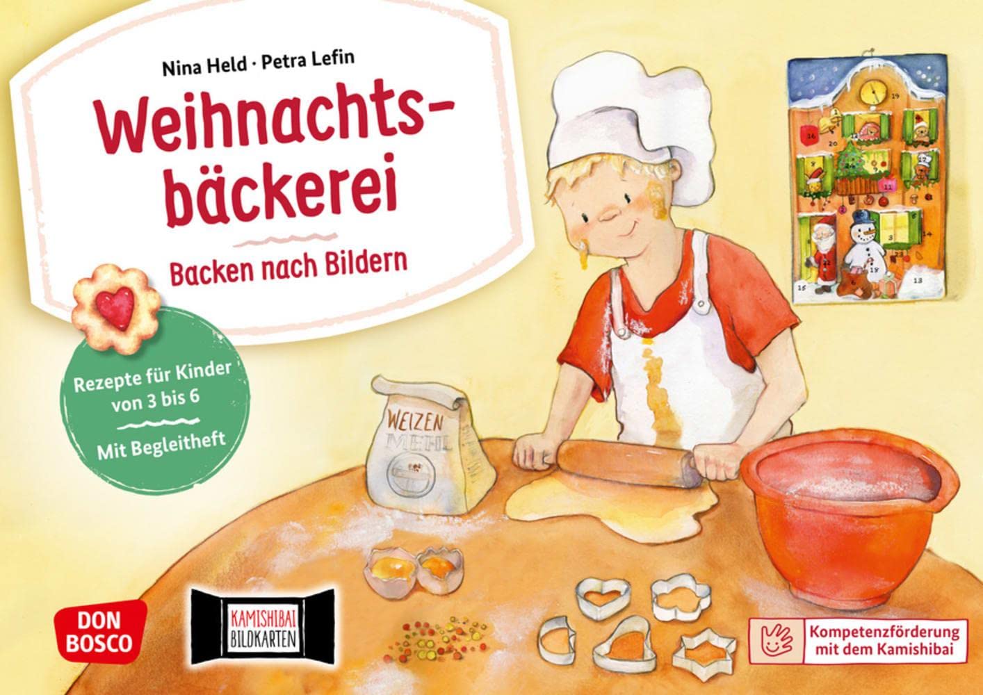 Weihnachtsbäckerei: Backen nach Bildern. Kamishibai Bildkartenset: Backen nach Bildern: Rezepte für Kinder von 3 bis 6. Einfache Plätzchen, ... Spaß (Kompetenzförderung mit dem Kamishibai) Leisure, Home & Garden