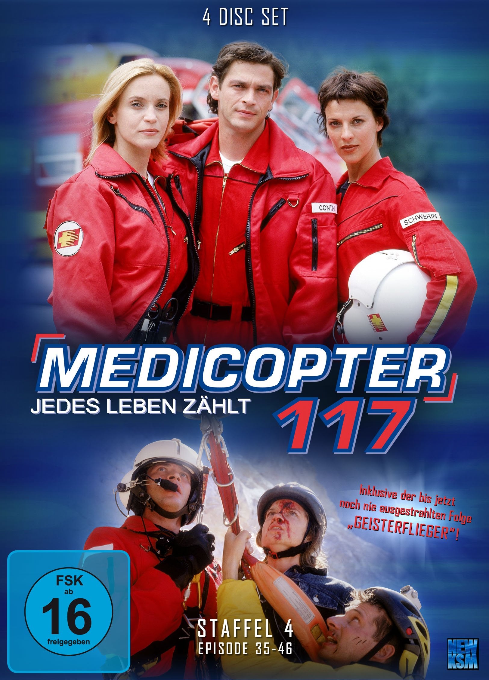 Medicopter 117 - Staffel 4, Folge 35-46 (4 Disc Set) Box sets
