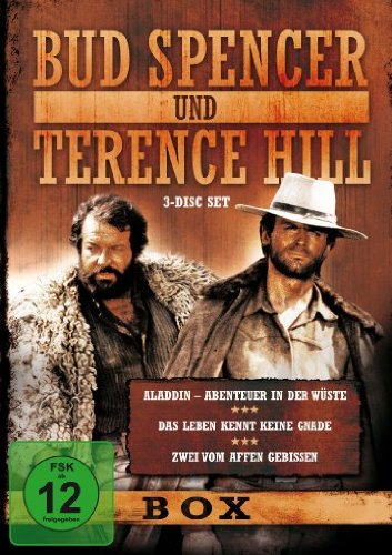 Bud Spencer & Terence Hill - Box - Vol. 6 (Aladdin - Abenteuer in der Wüste/Das Leben kennt keine Gnade/Zwei vom Affen gebissen) (3 Disc Set) Movies