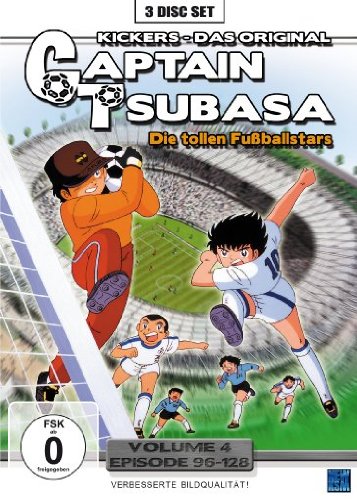 Captain Tsubasa - Die tollen Fussballstars: Volume 4: Episode 96-128 (3 Disc Set) Box sets