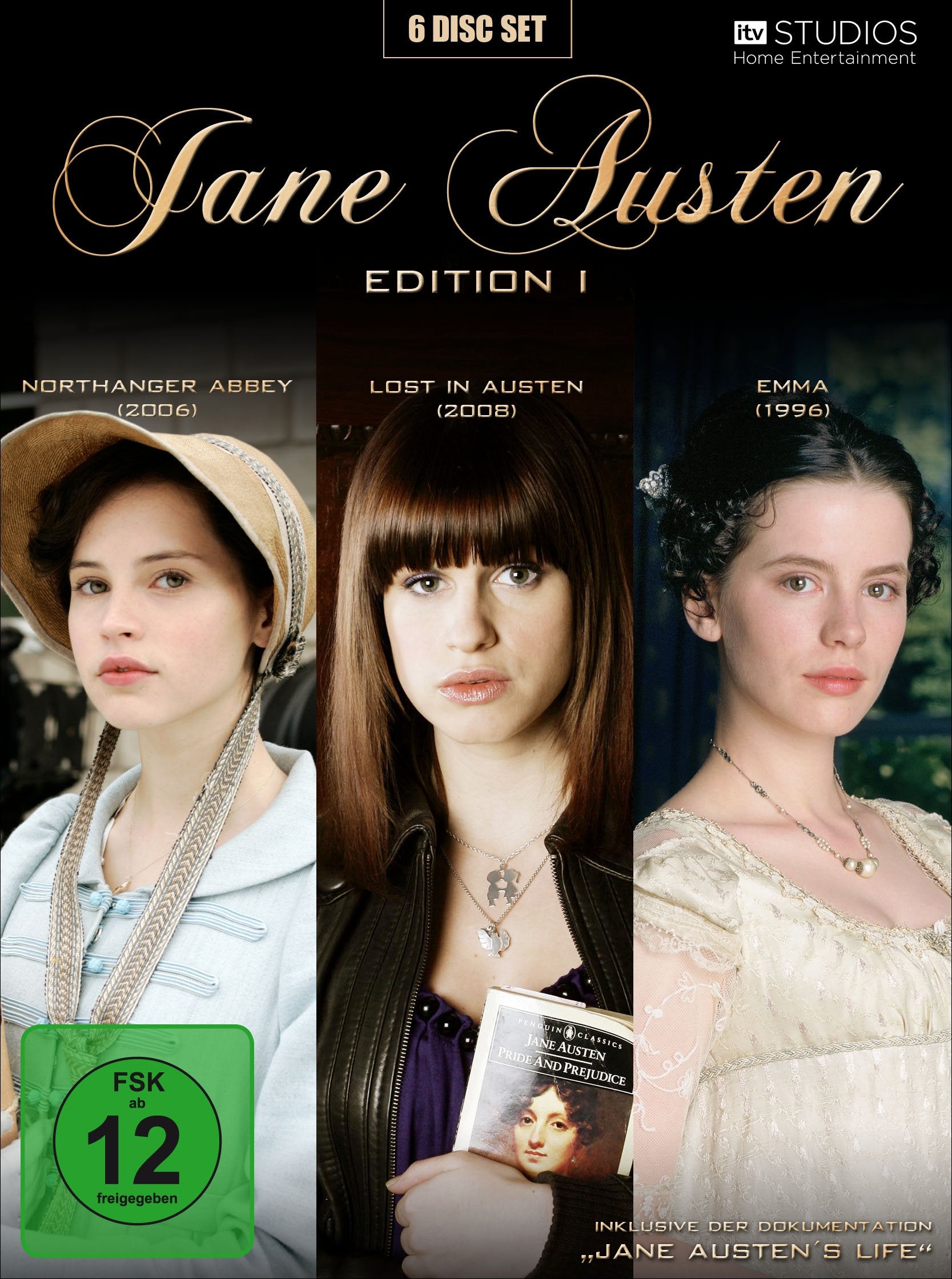 Jane Austen Edition 1 (Northanger Abbey / Lost in Austen / Emma) (6 Disc Set) Films