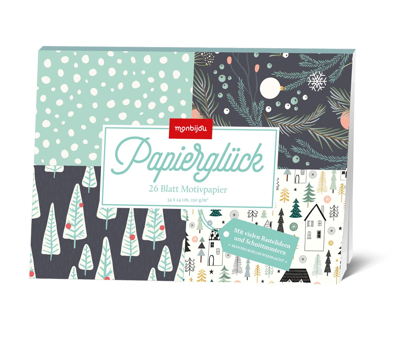 Papierglück - Design Weihnachten skandinavisch: Motivpapier (monbijou) Hobbies & Crafts
