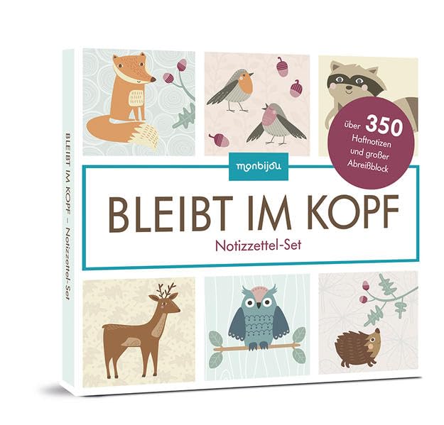 Bleibt im Kopf: Notizzettel-Set (monbijou) Business, Finance & Career