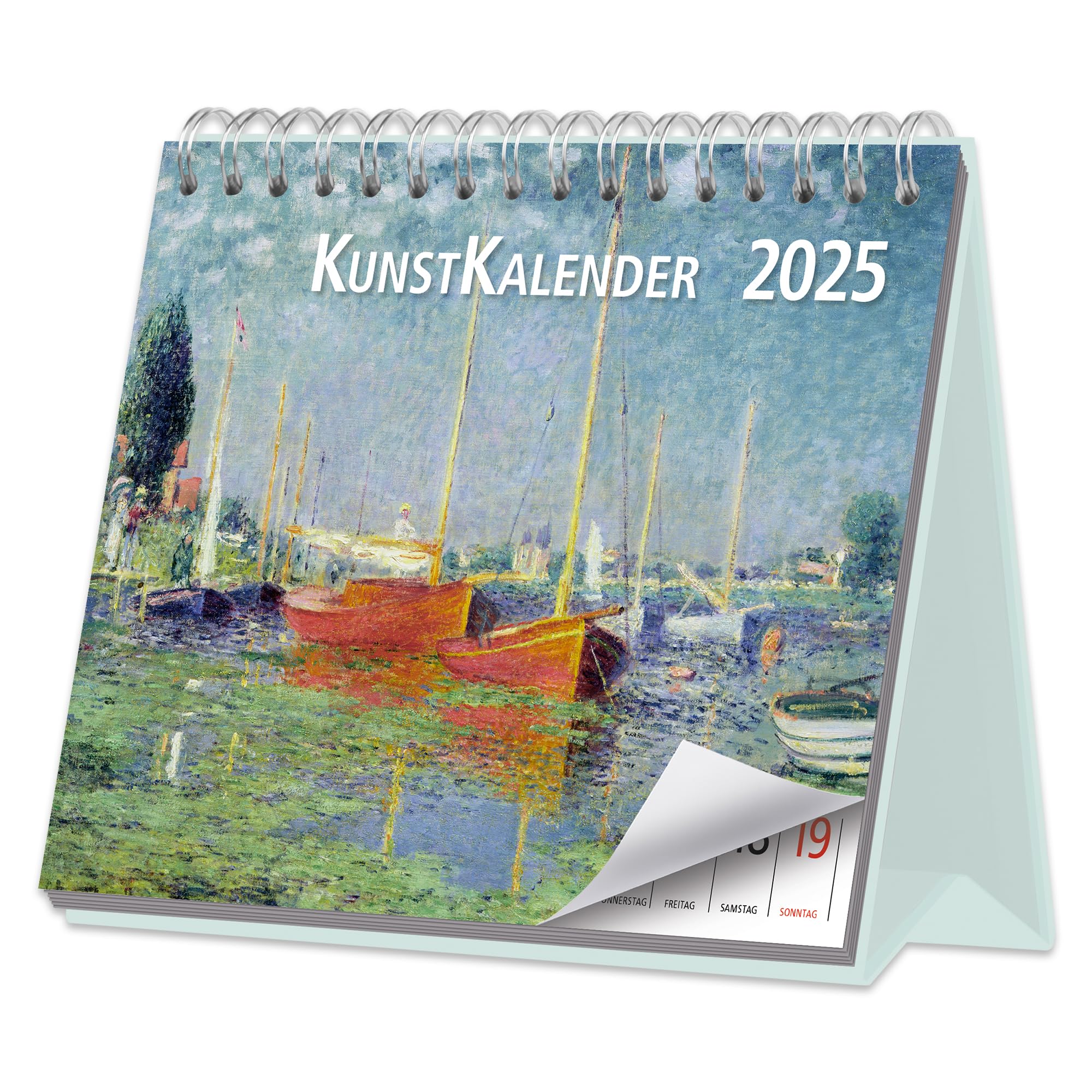 Kunstkalender Wochenkalender 2025: Der Tischkalender mit berühmten Meisterwerken zum Aufstellen Film, Art & Culture