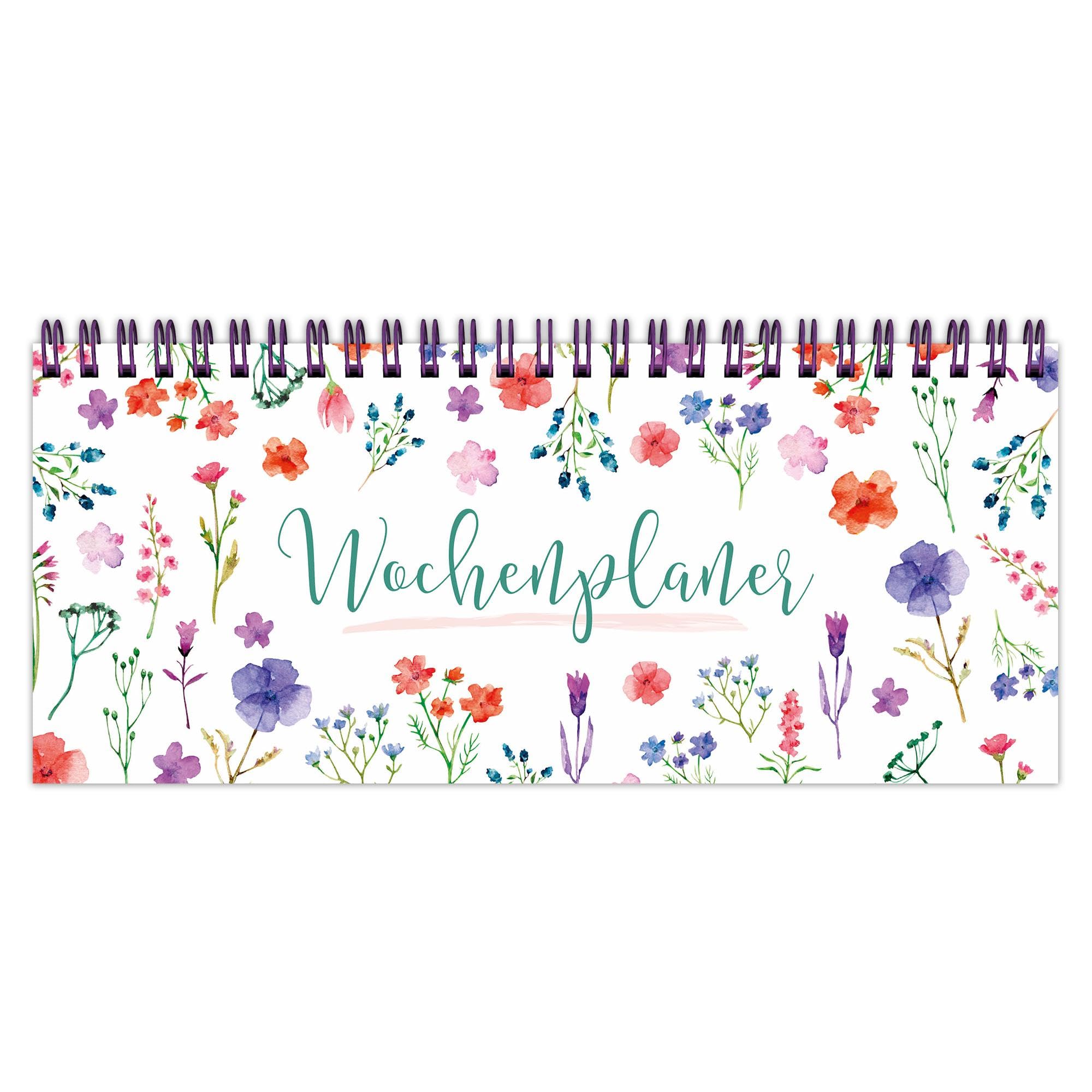 Wochenplaner "Wiesenblumen": Aufschreiben, abhaken, glücklich sein!: Tischkalender für die Woche Film, Art & Culture