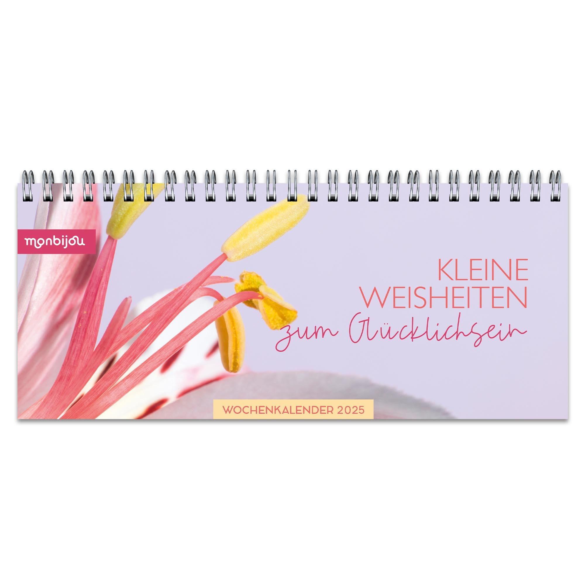 monbijou - Mein Wochenplaner "Kleine Weisheiten zum Glücklichsein" 2025: Tischkalender zum Aufstellen Leisure, Home & Garden