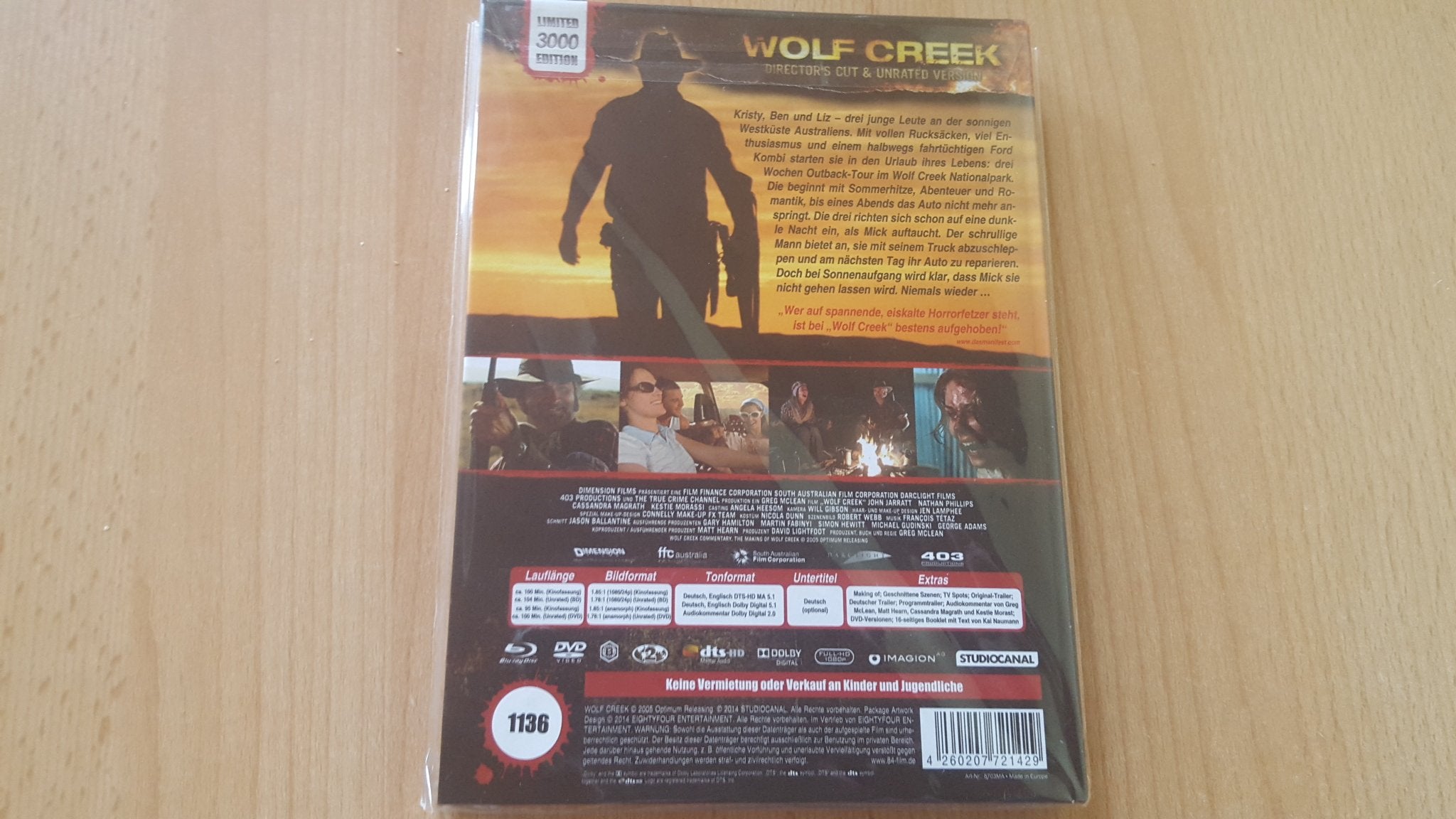 Wolf Creek - Unrated (Director's Cut) (Limited Edition) Films