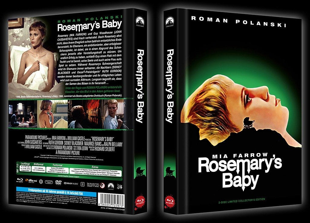 Rosemarys Baby - Mediabook A (Blu Ray+DVD) NEU/OVP Movies