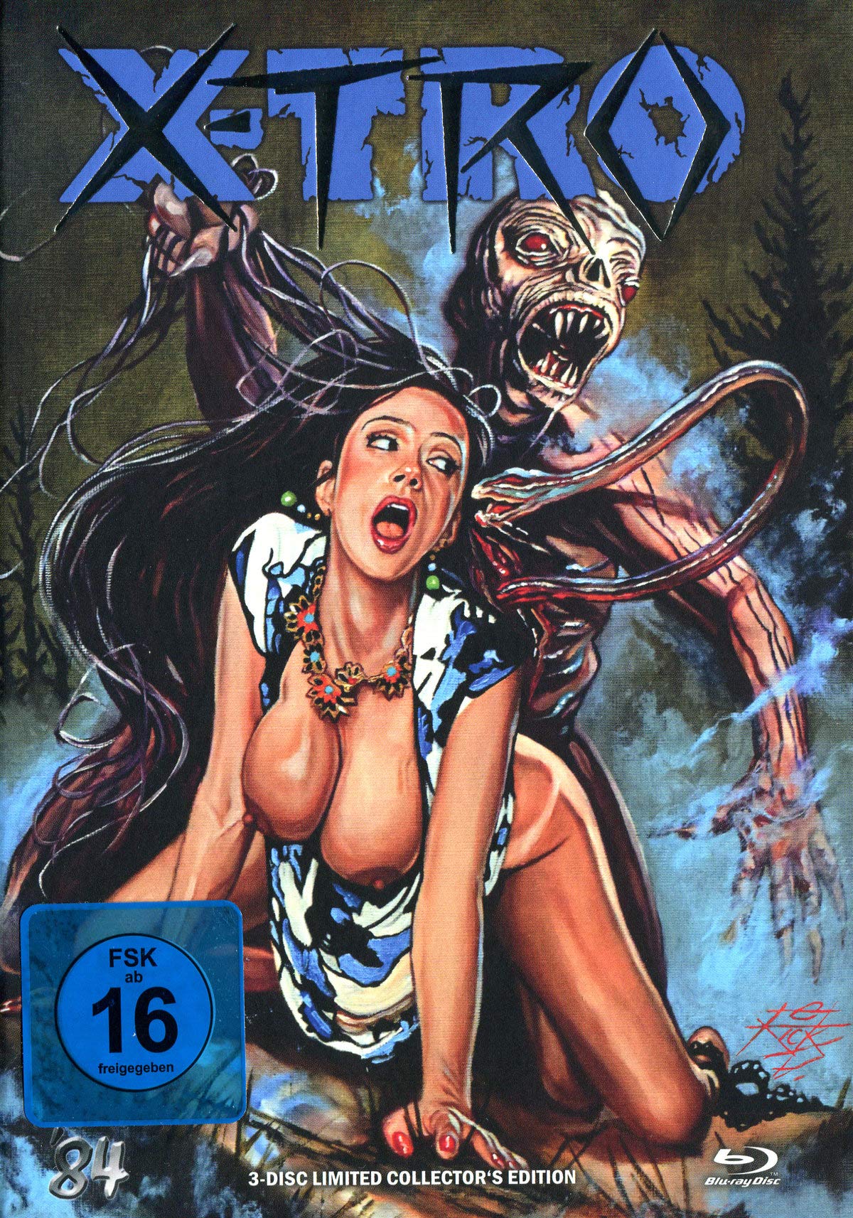 X-TRO - 3-Disc Limited Collectors Edition Mediabook mit Silberprägung - limitiert auf 333 Stück (+ DVD) (+ CD-Soundtrack) Movies