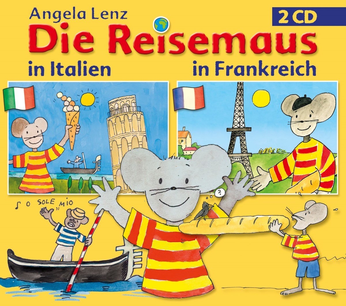 Die Reisemaus: Italien & Frankreich (2xcd) Children & Young People