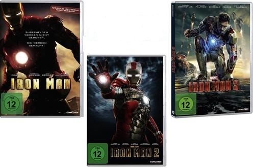 Product Image: Iron Man 1+2+3 im DVD Set - Deutsche Originalware -