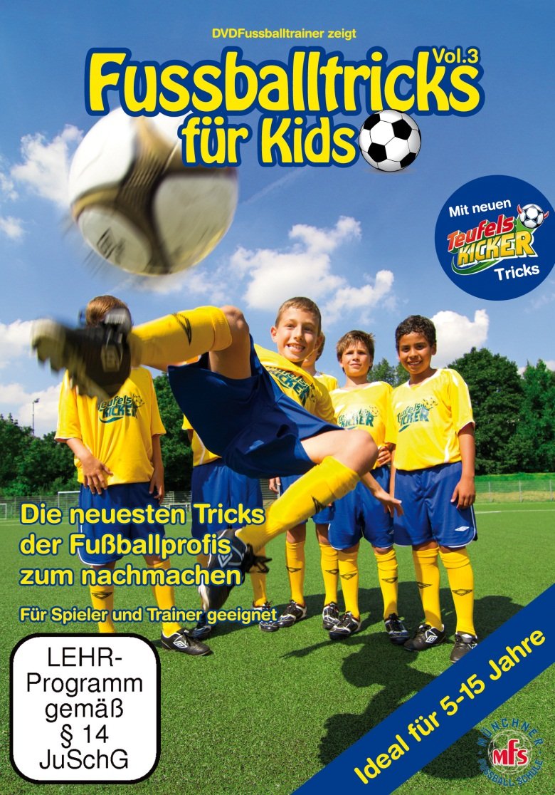Fussballtricks für Kids Vol. 3 / Neue Fußballübungen im Fußballtraining (DVD) Movies