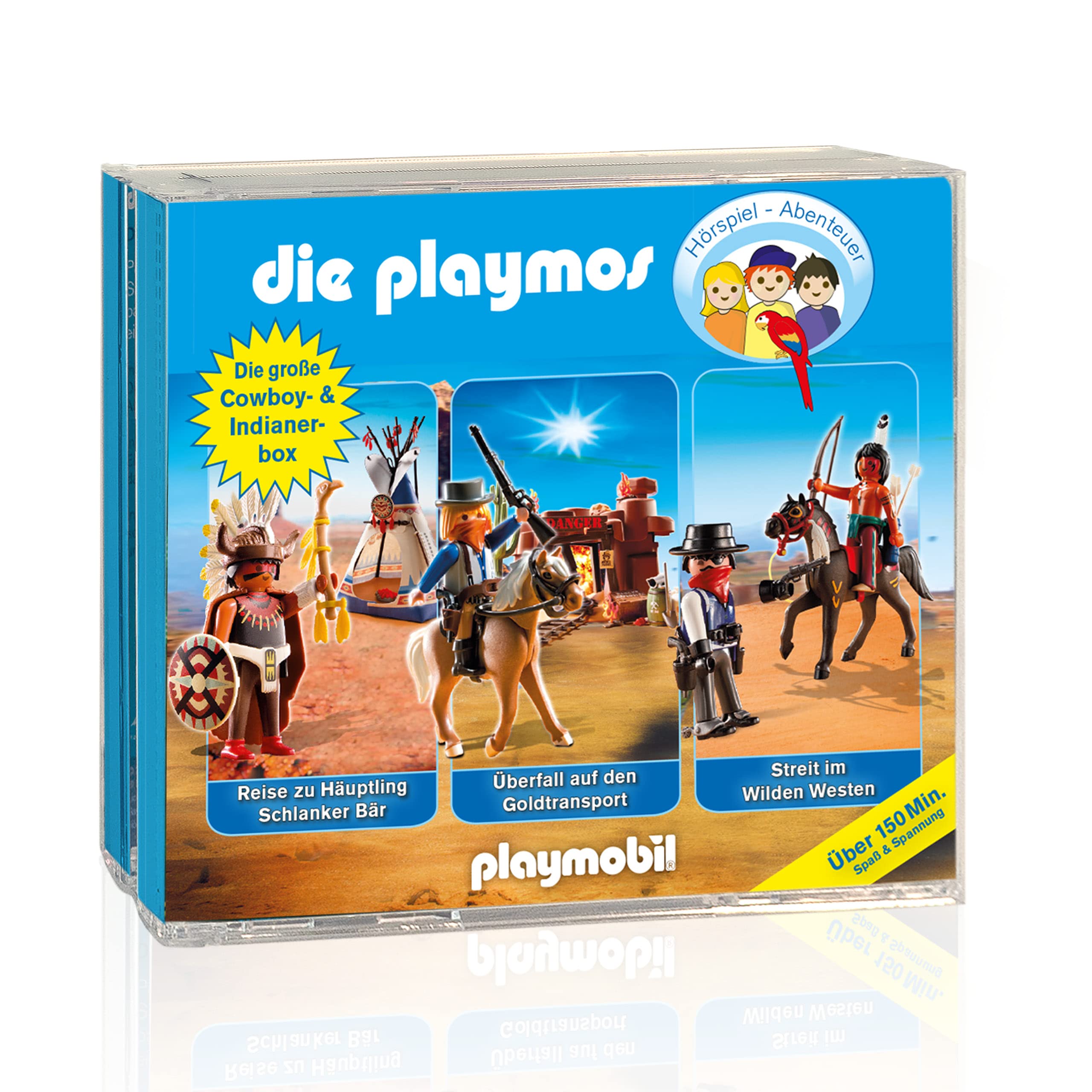 Die Playmos - Die große Cowboy- & Indianerbox (Original Playmobil Hörspiele) Children & Young People
