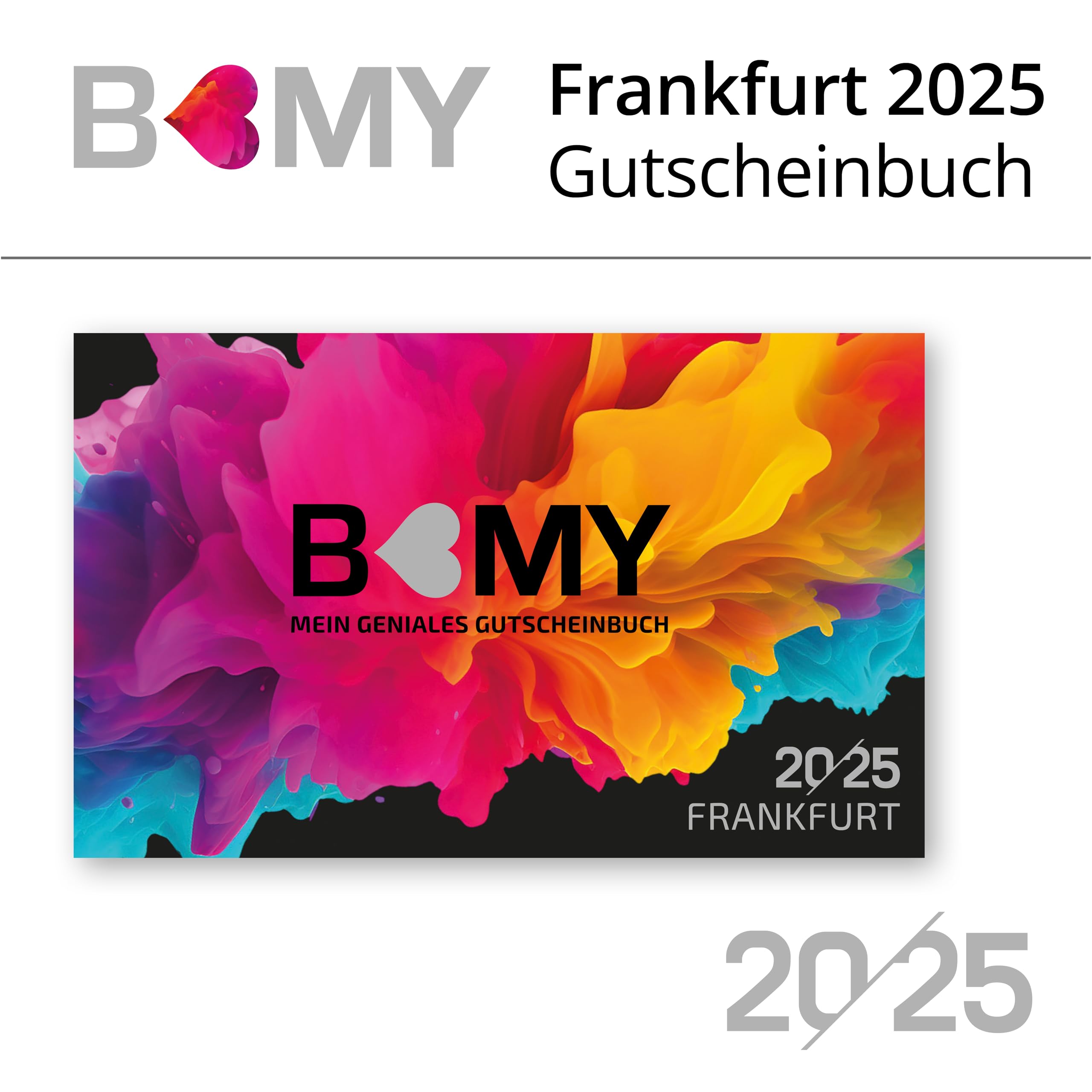 B-MY Gutscheinbuch Frankfurt 2025 Edition - Fast 800 Gutscheine für Gastro, Freizeit, Wellness und Einkaufen Books