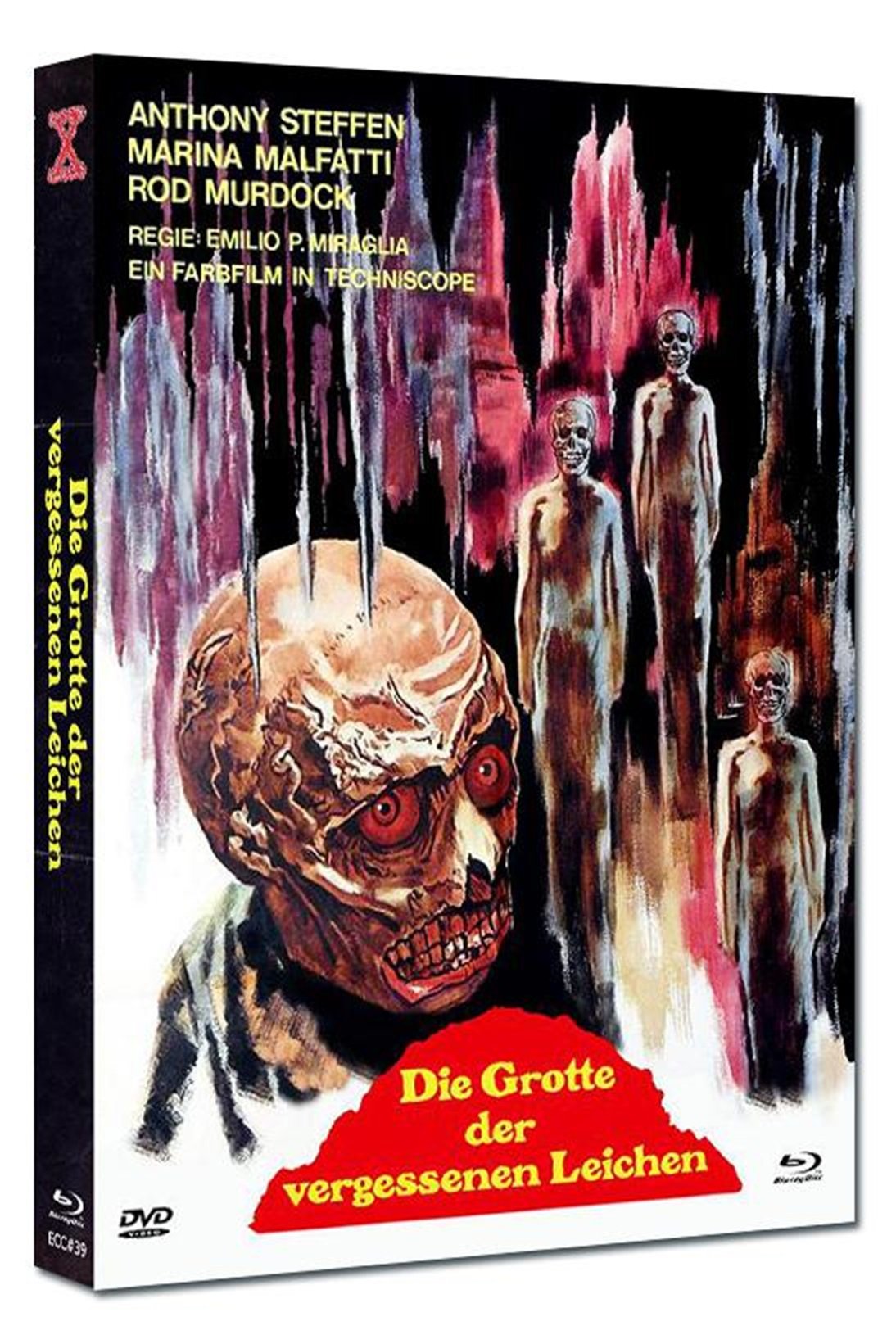 DIE GROTTE DER VERGESSENEN LEICHEN ( La Notte che Evelyn usci dalla tomba ) aka Die Nacht in der Evelyn aus dem Grab kam Blu-Ray + DVD Limited Mediabook 333er Edition Cover A Movies