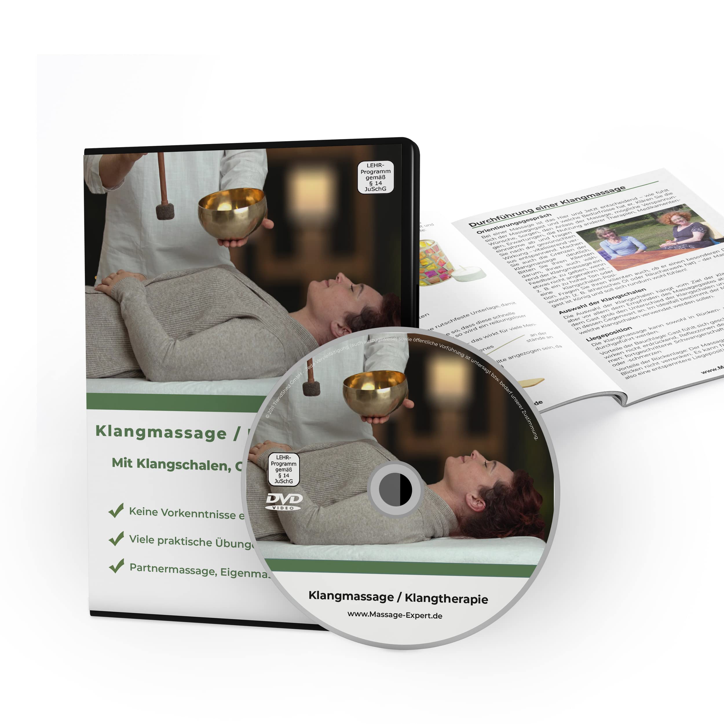 DVD Anleitung Klangmassage / Klangtherapie mit Klangschalen, Gong und Zimbeln Films