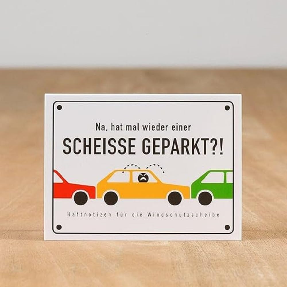 Revier Souvenir - Haftnotizen für die Windschutzscheibe (7.8 x 10.1 cm, 1 Stück) Stationery