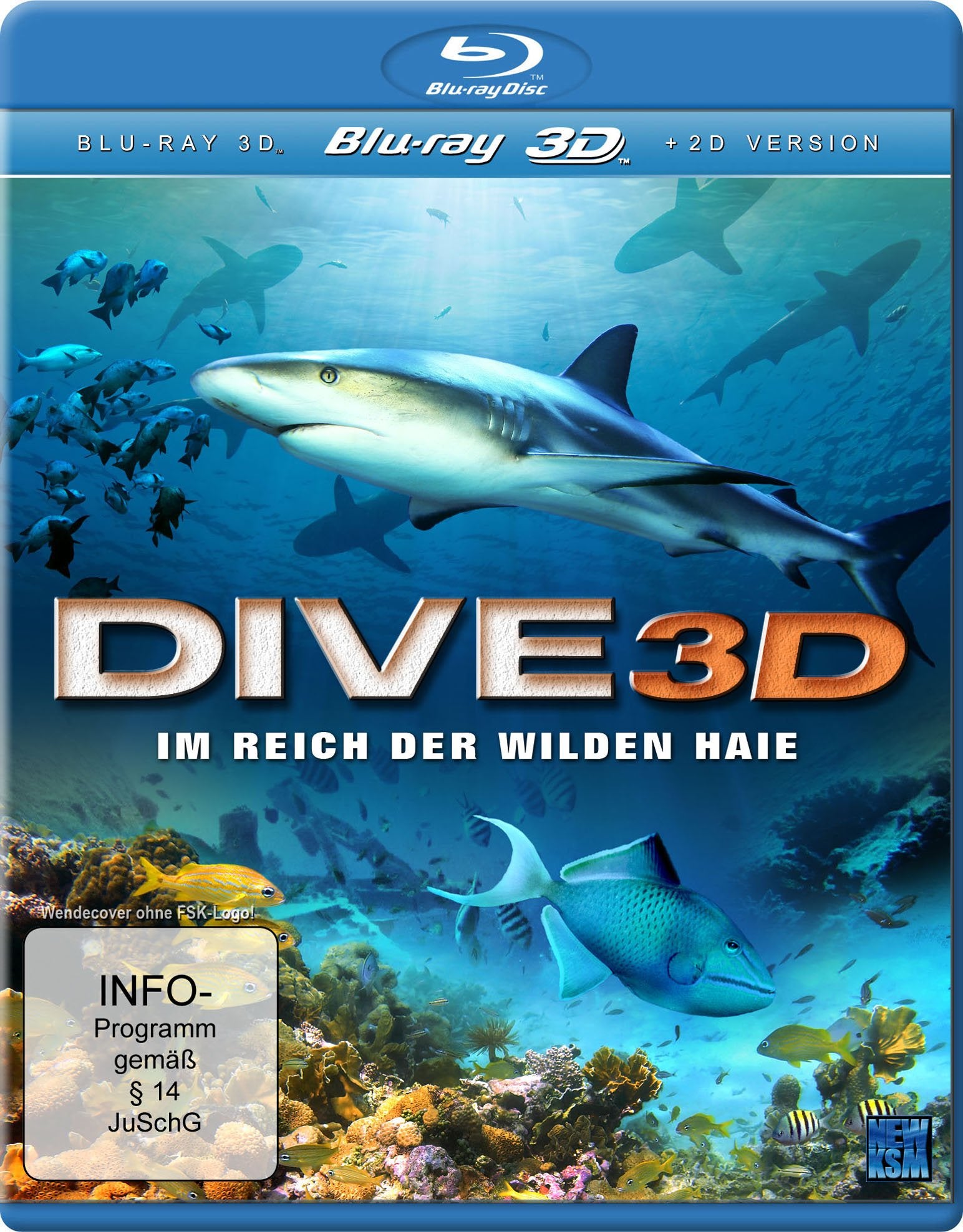 Dive 3D - Im Reich der wilden Haie (3D Version inkl. 2D Version & 3D Lenticular Card) Films
