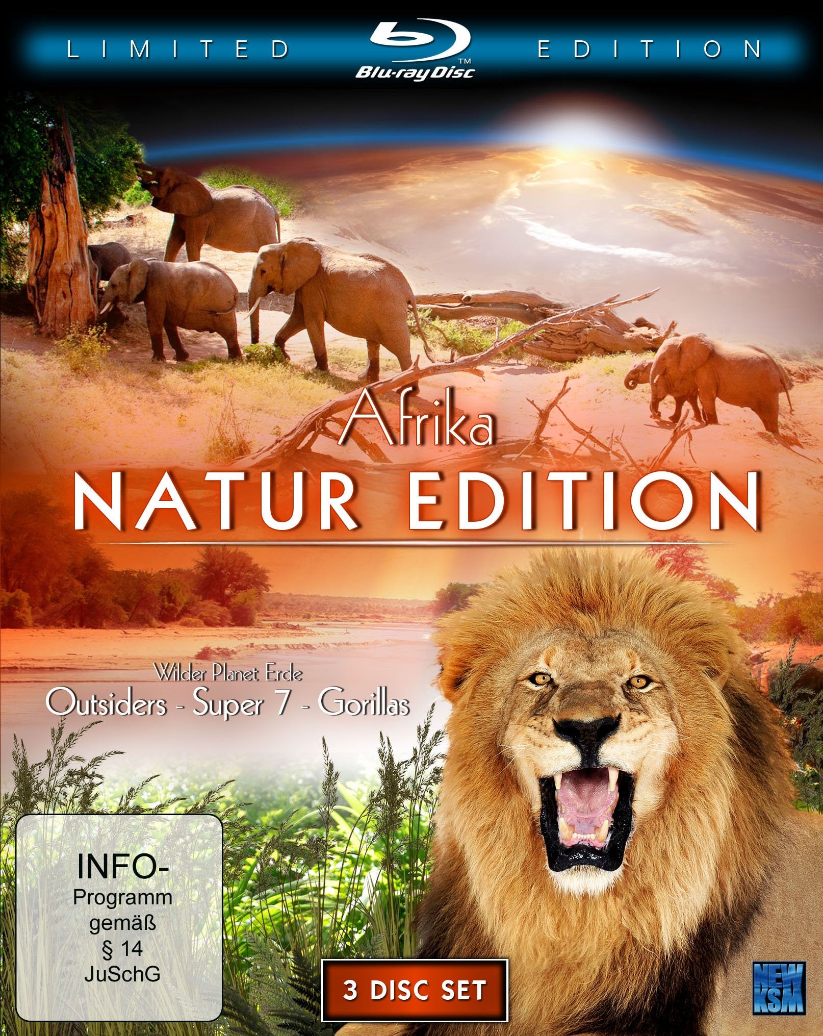 Afrika - Natur Edition ( Africa - Outsiders / Africa - Super Seven / Africa - Gorillas) Movies