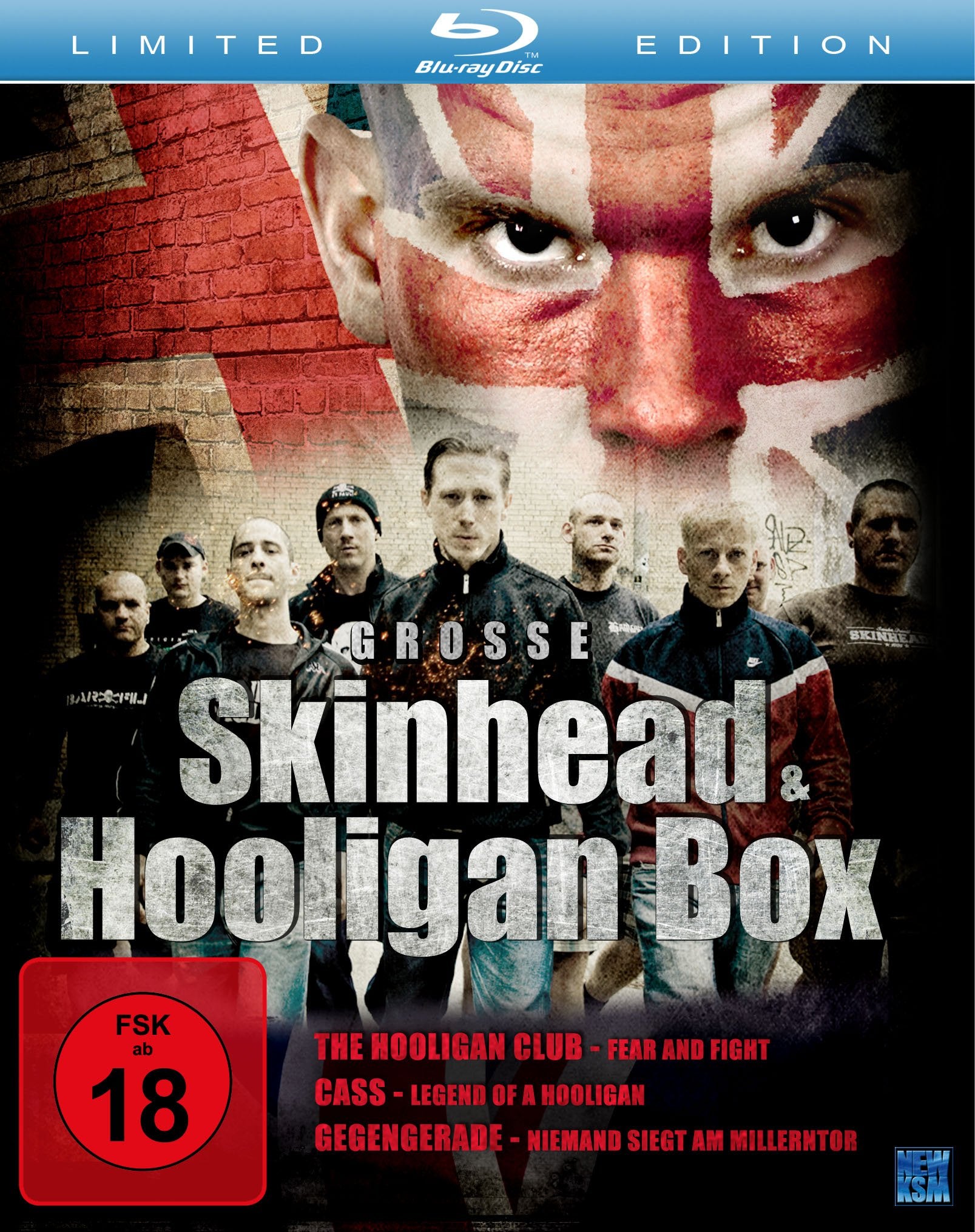 Grosse Skinhead & Hooligan Box (Cass / Gegengerade / Clubbed) Films