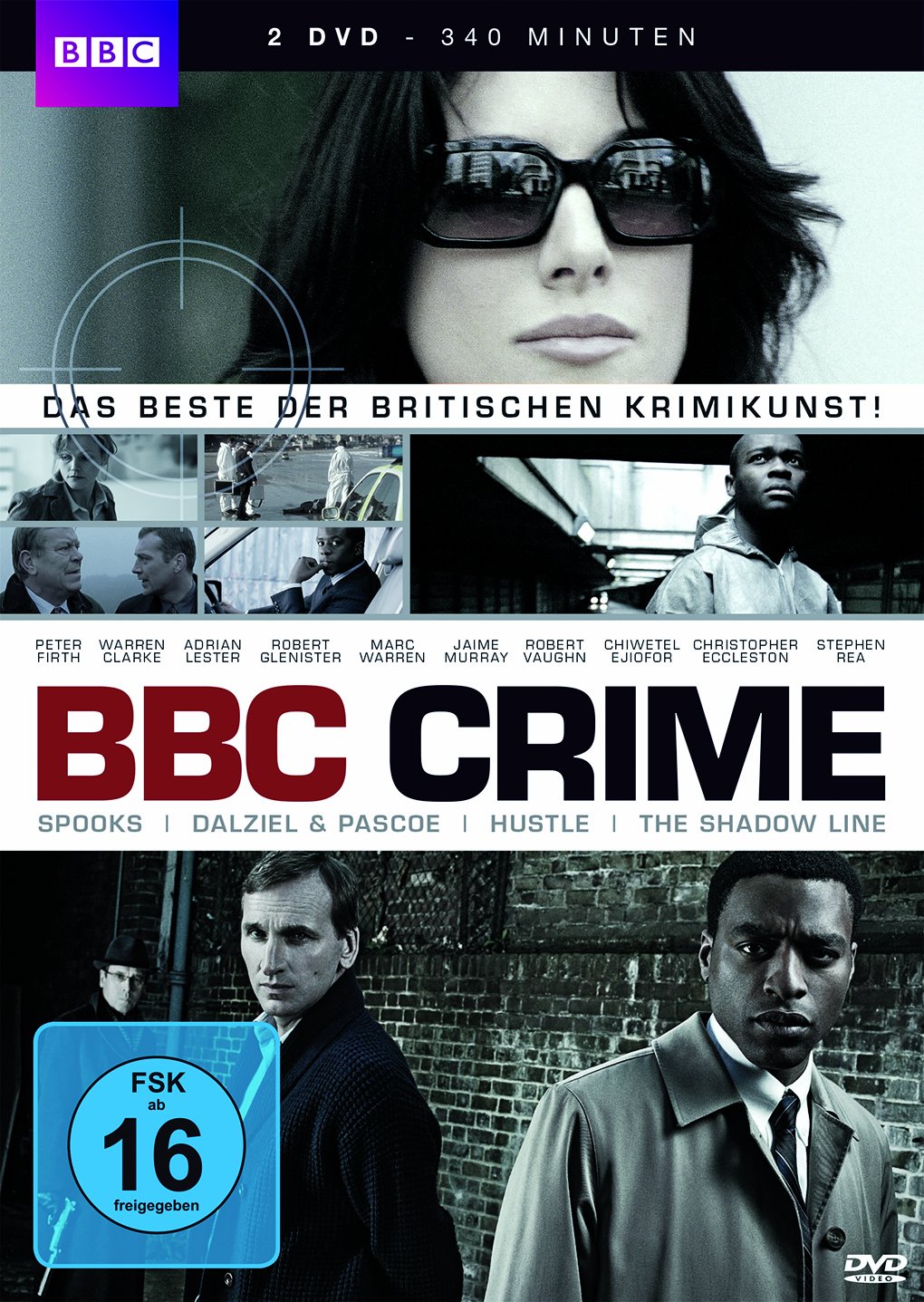 BBC Crime: Spooks, Dalziel & Pascoe, The Shadow Line, Hustle Box sets