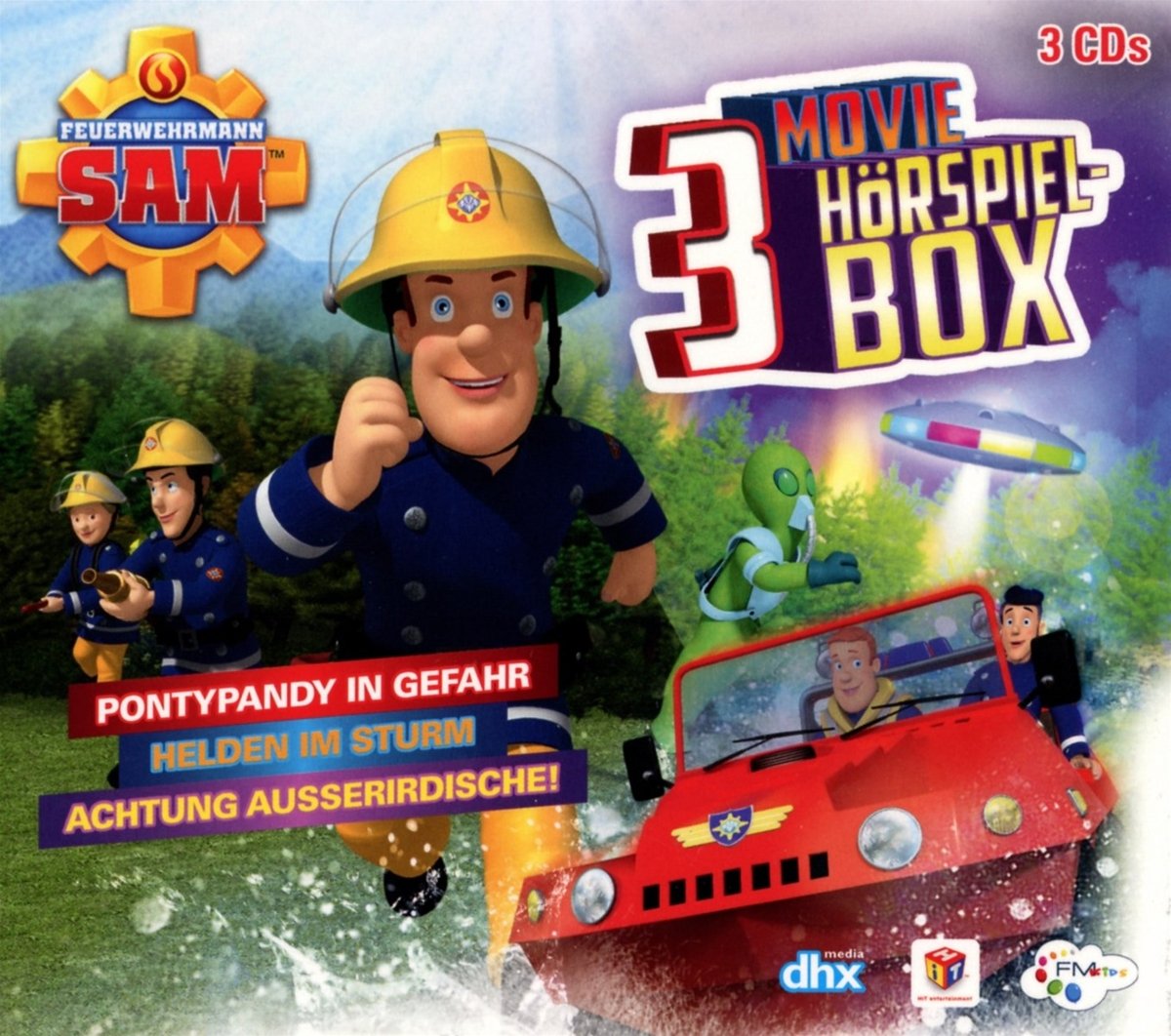 Feuerwehrmann Sam-Movie Hörspiel Box (3 Cds) Children & Young People