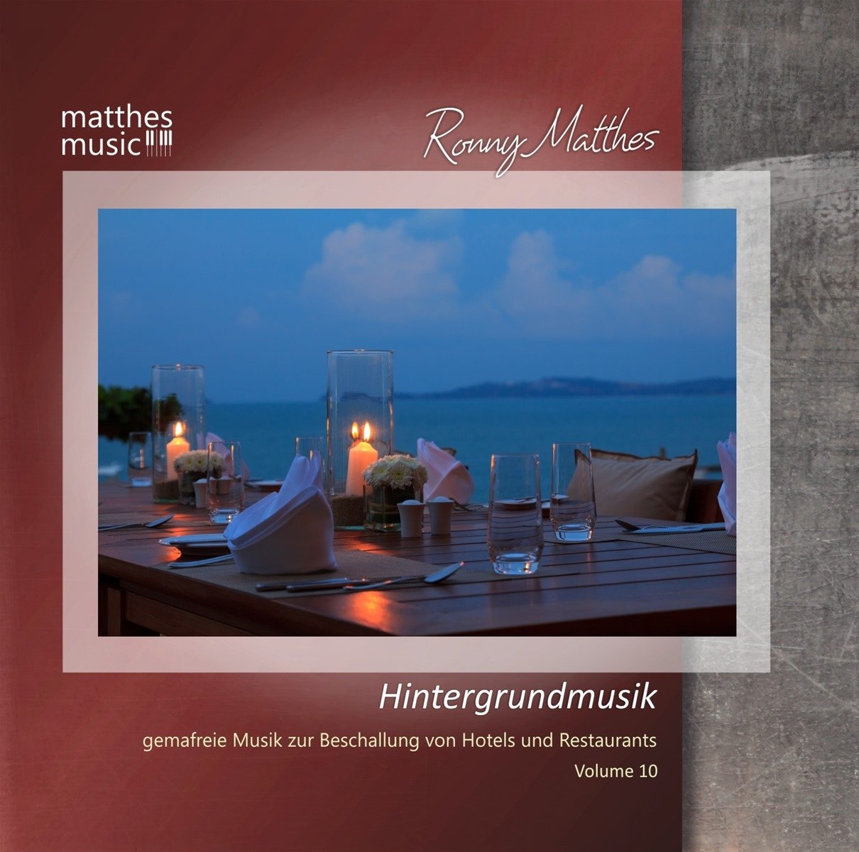 Hintergrundmusik,Vol. 10 - Gemafreie Klaviermusik cd