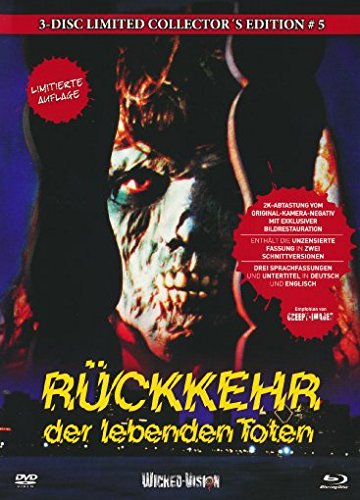 Rache der Zombies - 3-Disc Uncut Limited Collector's Edition No. 5 (Blu-ray & 2 DVDs, Limitiert auf 222 Stück, Cover A) Movies