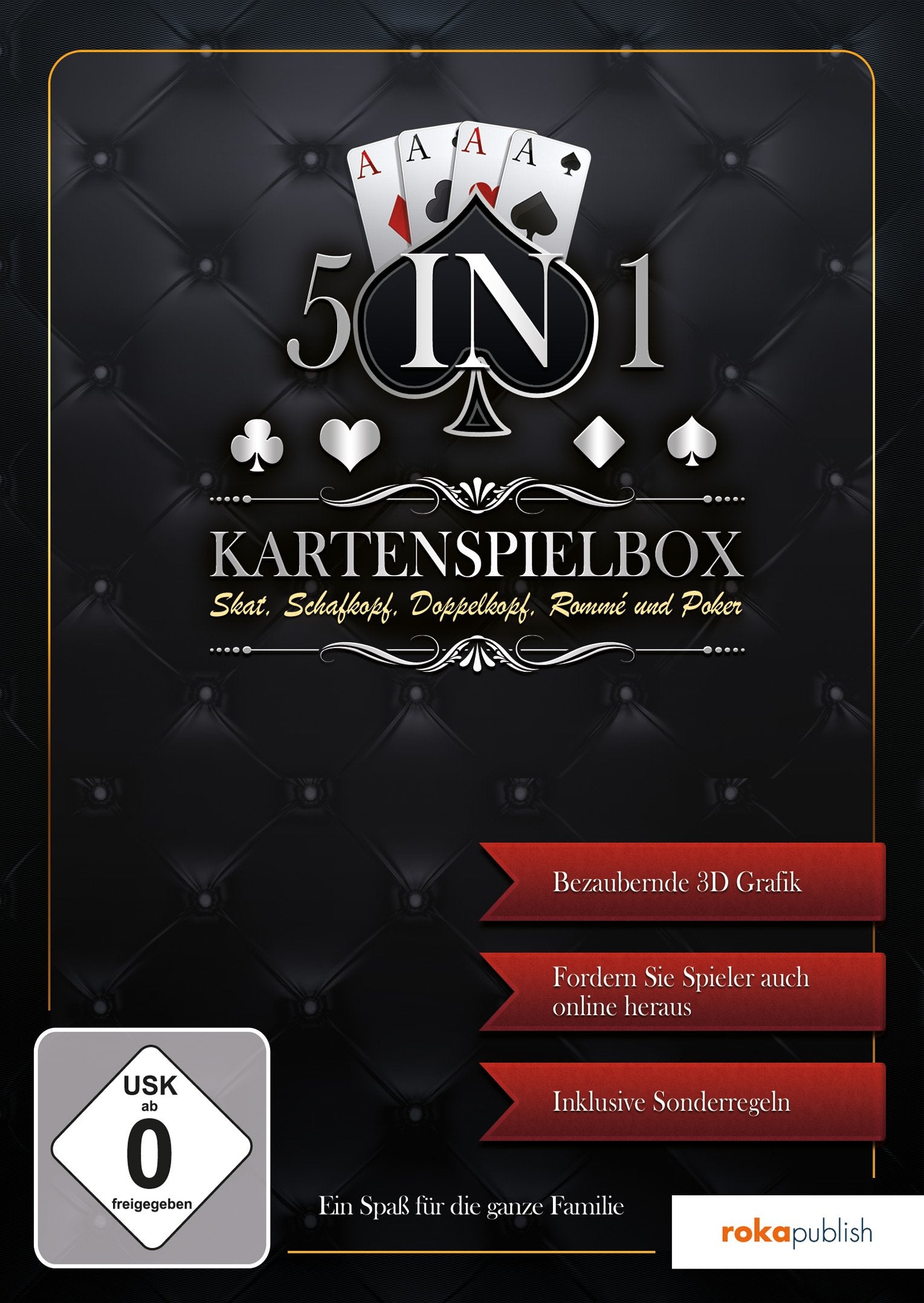 5 in 1 - Kartenspielebox (PC) PC