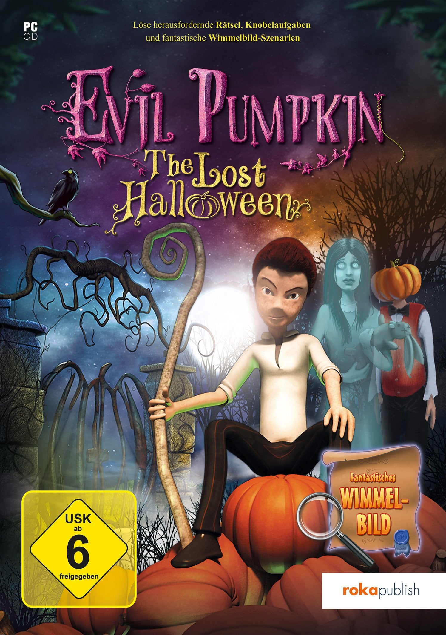 Evil Pumpkin - Halloween Wimmelbild Adventure. Für Windows XP/Vista/7/8/10 PC