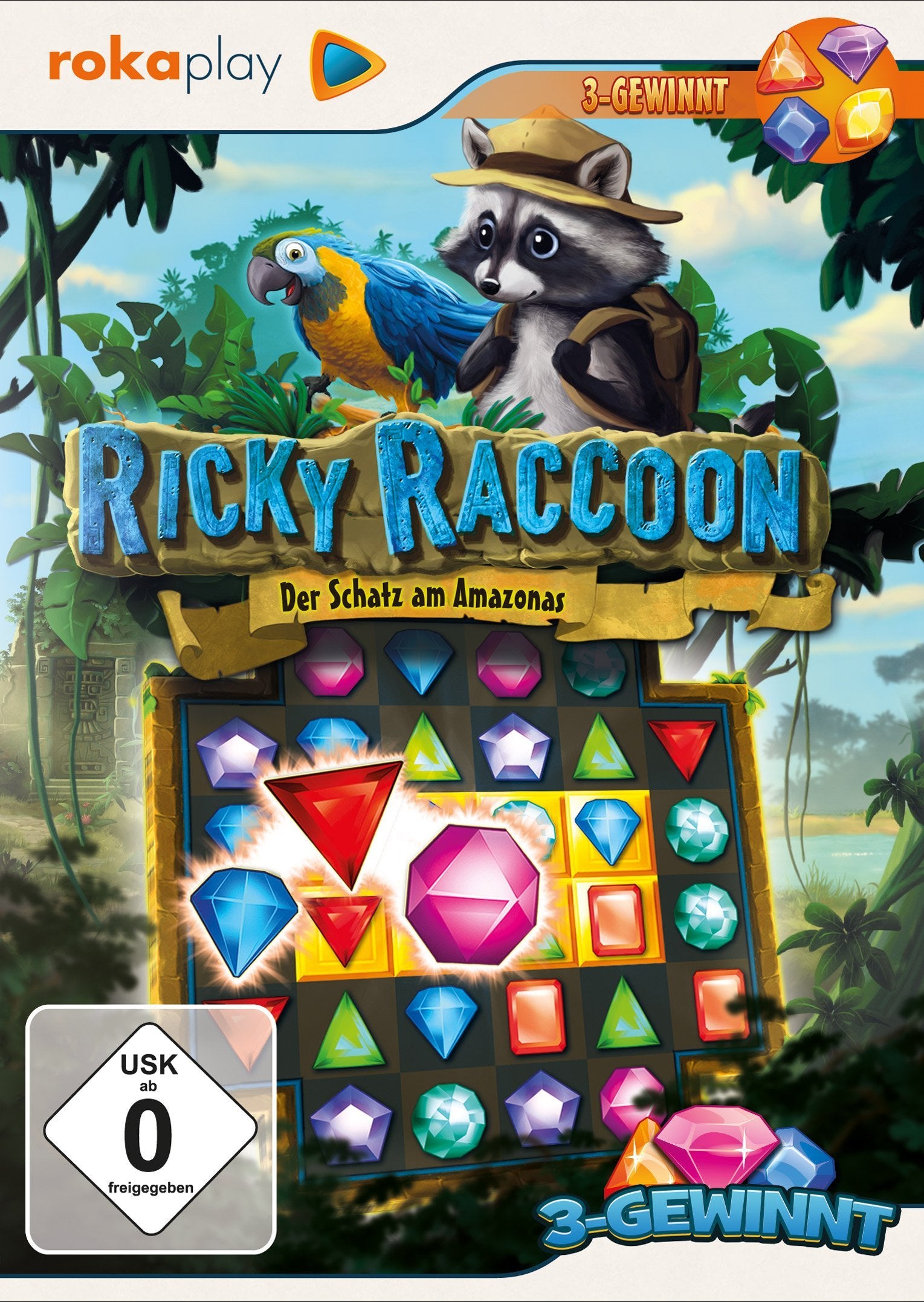 rokaplay - Ricky Raccoon: Der Schatz am Amazonas PC