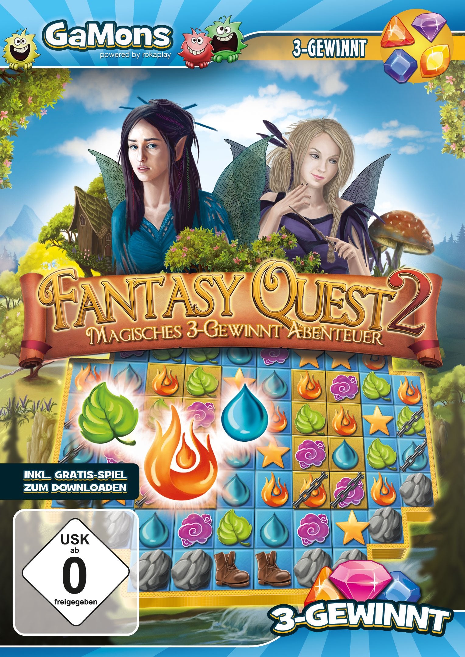 GaMons - Fantasy Quest 2. Für Windows Vista/7/8/8.1/10 PC