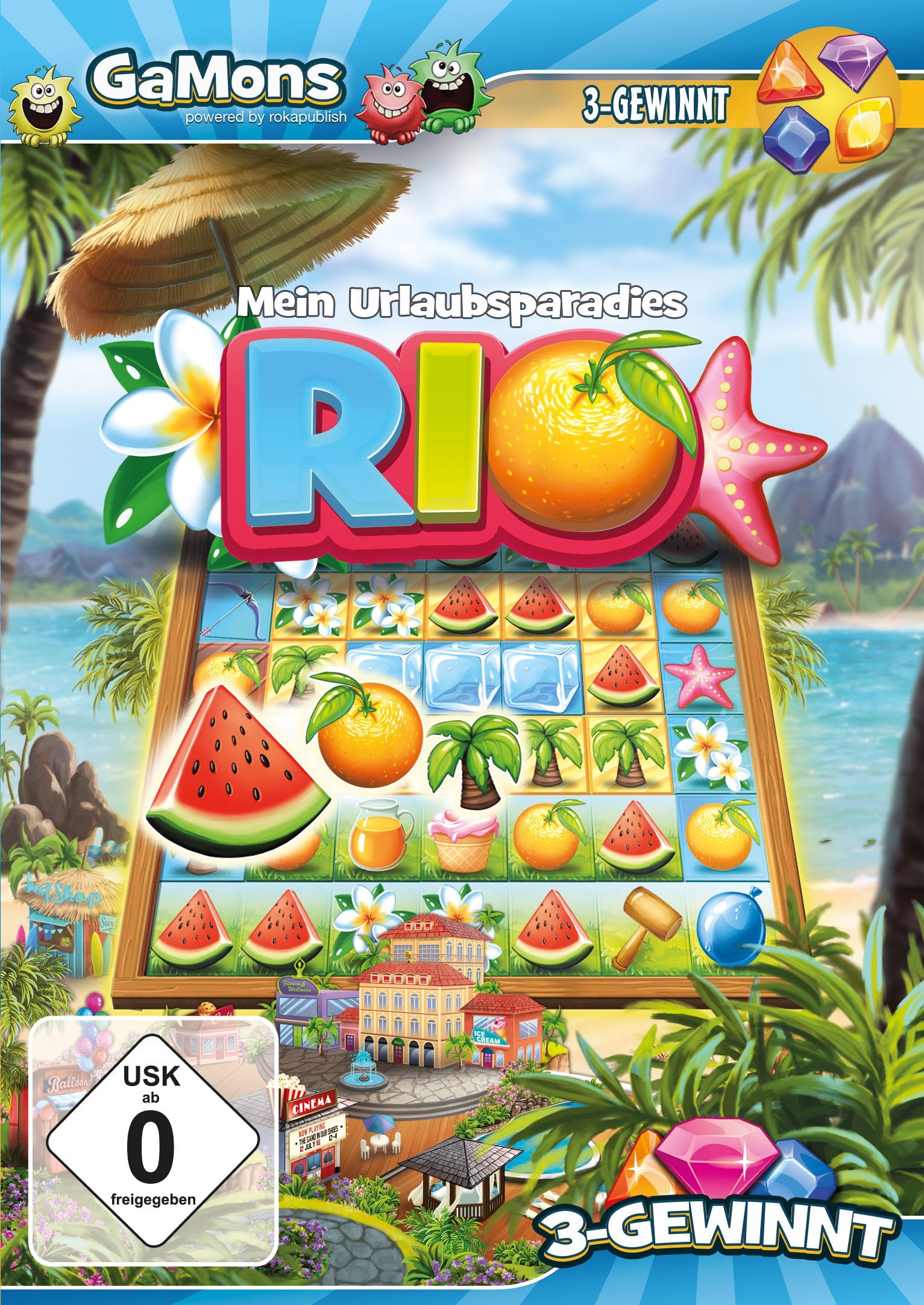 GaMons - Mein Urlaubsparadies - Rio. Für Windows Vista/7/8/10 game