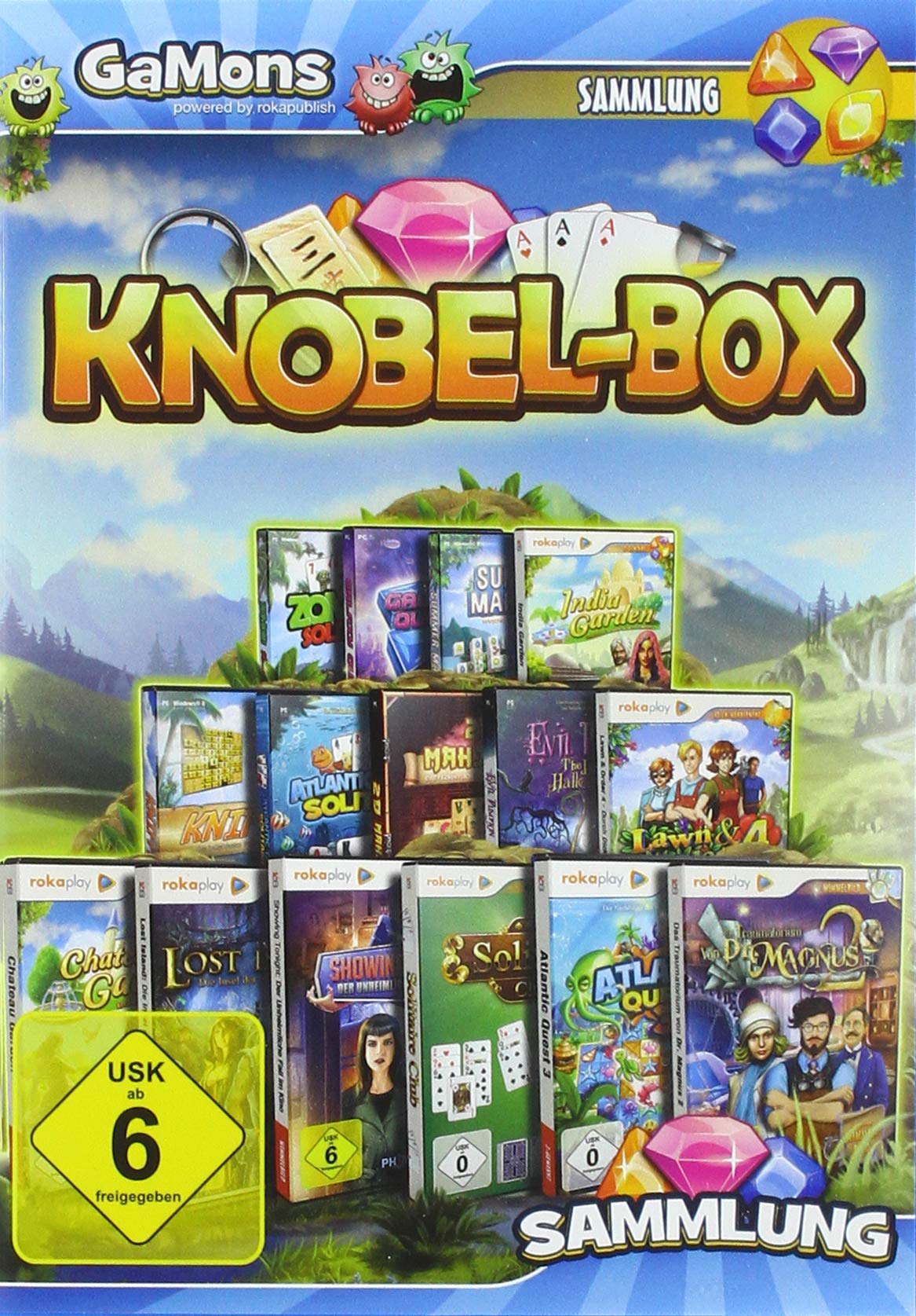 GaMons - Knobelspiel MEGA Box - 2018. Für Windows Vista/7/8/10 game