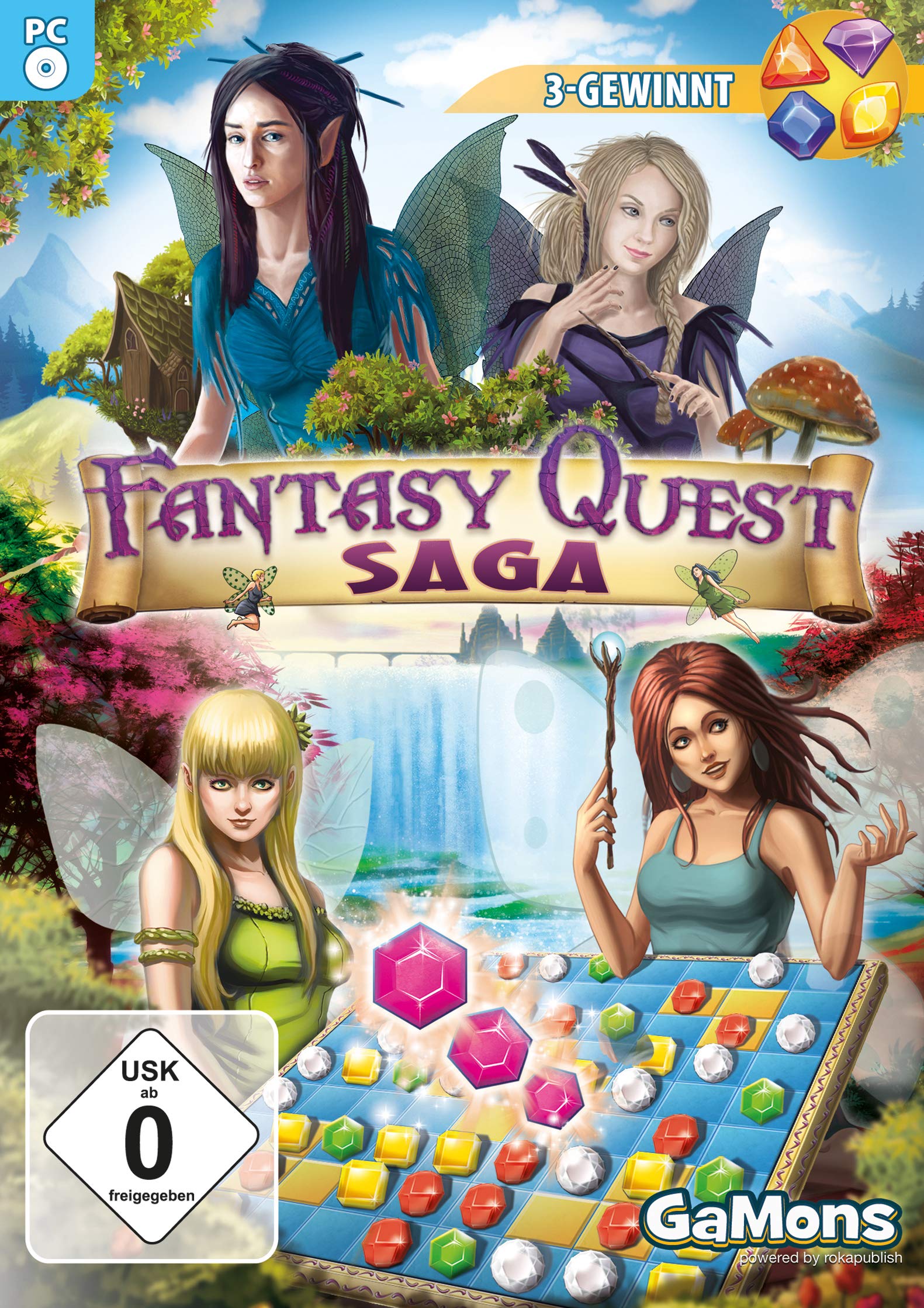 GaMons - Fantasy Quest Saga. Für Windows Vista/7/8/10 game