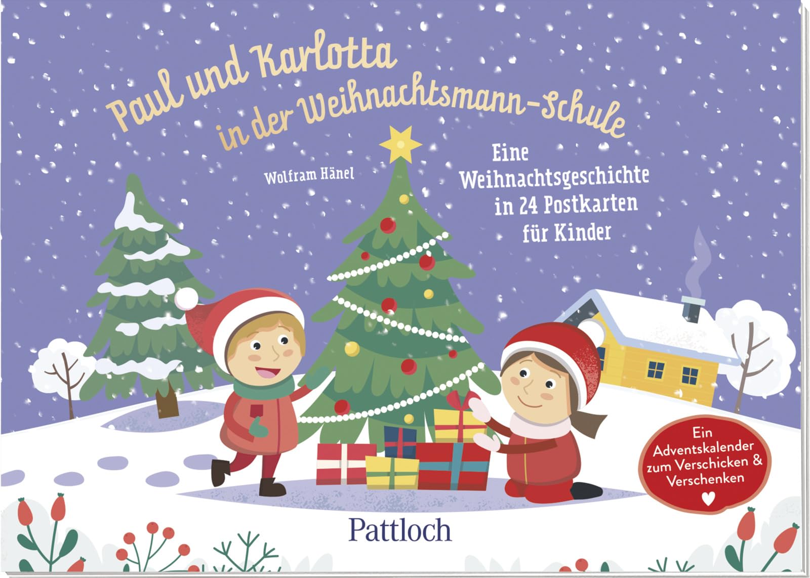 Paul und Karlotta in der Weihnachtsmann-Schule: Eine Weihnachtsgeschichte in 24 Postkarten für Kinder Lifestyle