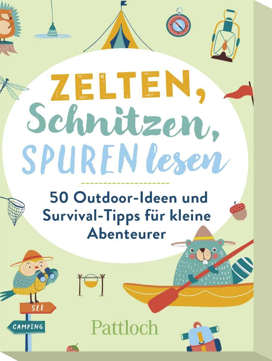 Zelten, Schnitzen, Spuren lesen: 50 Outdoor-Ideen und Survival-Tipps für kleine Abenteurer | Outdoor-Kinderspiele für kleine Campingfans ab 8 Jahren (Kartensets für Kinder, Band 5) Parents & Children