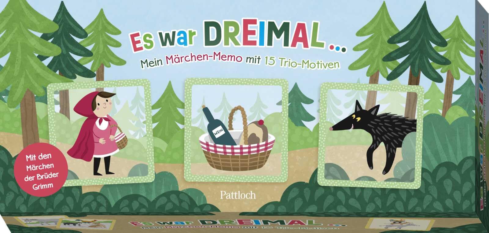 Es war dreimal …: Mein Märchen-Memo mit 15 Trio-Motiven | Memory für Kinder ab 5 Jahren | Mit 15 Trios zu den beliebtesten Märchen der Brüder Grimm (Trio-Memospiel) Parents & Children