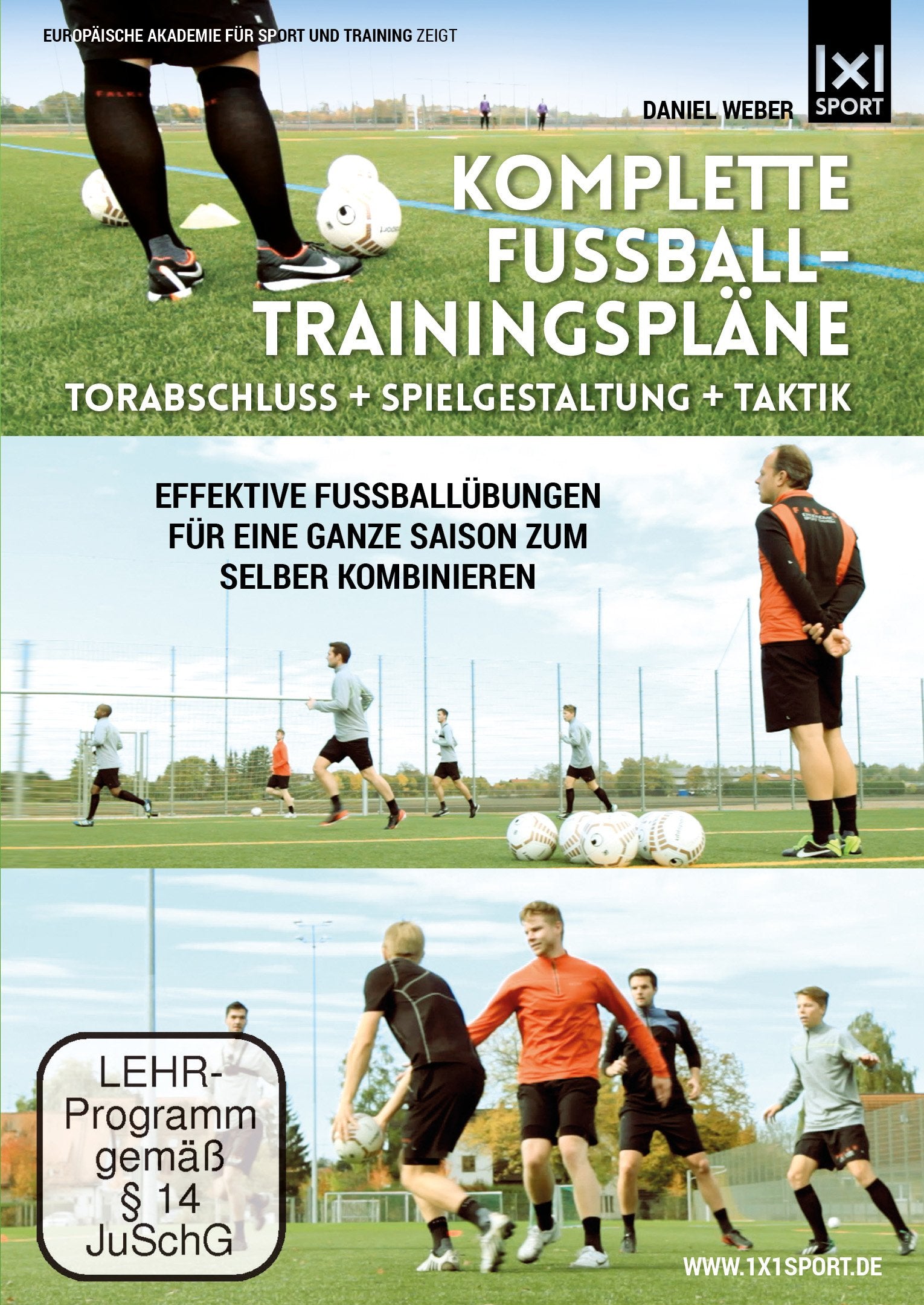 Komplette Fussball-Trainingspläne - Torabschluss + Spielgestaltung + Taktik Movies