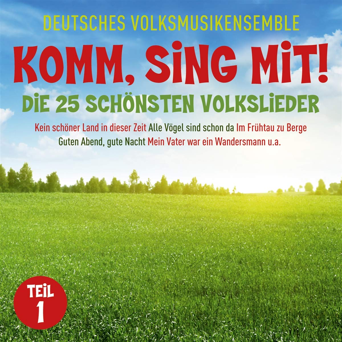 Komm,Sing mit!-die 25 Schönsten Volkslieder 1 German Schlager & Volksmusik