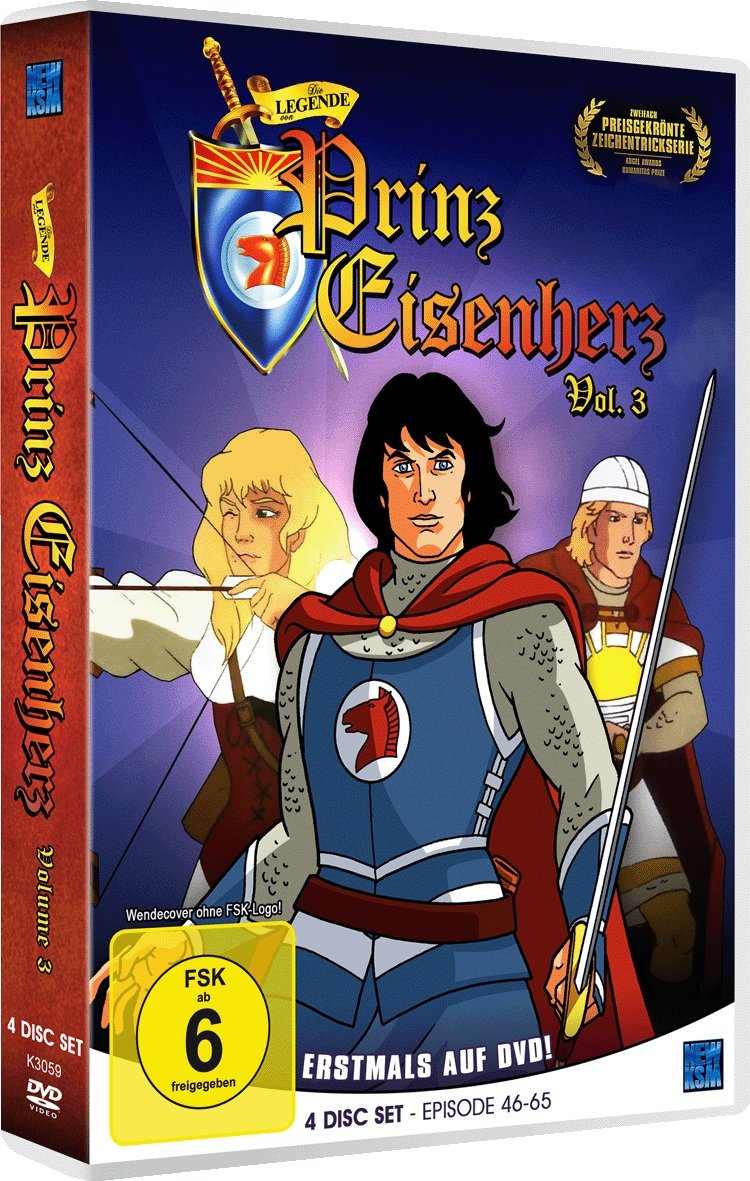 Die Legende von Prinz Eisenherz: Volume 3, Folge 46-65 (4 DVDs) Box sets