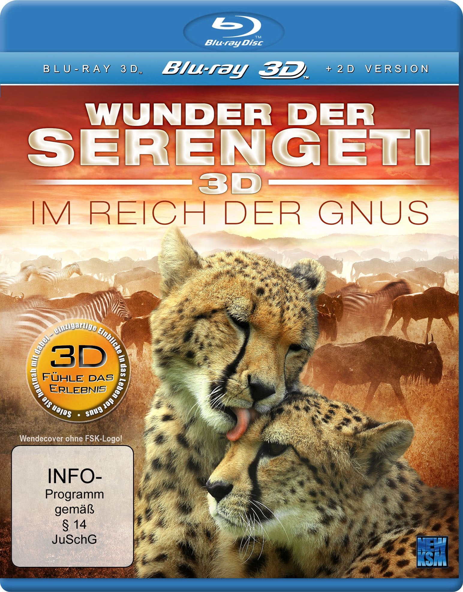 Wunder der Serengeti - Im Reich der Gnus (inkl. 2D-Version) Films