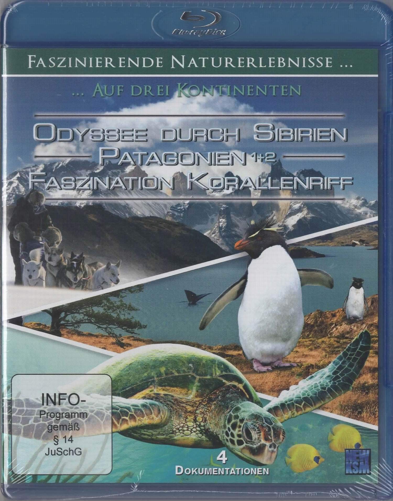 Faszinierende Naturerlebnisse auf drei Kontinenten - Odyssee durch Sibirien - Patagonien 1 + 2 - Faszination Korallenriff Movies