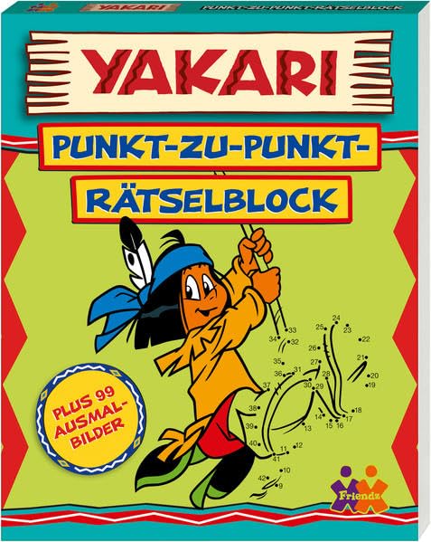 Product Image: Yakari. Punkt-zu-Punkt Rätselblock