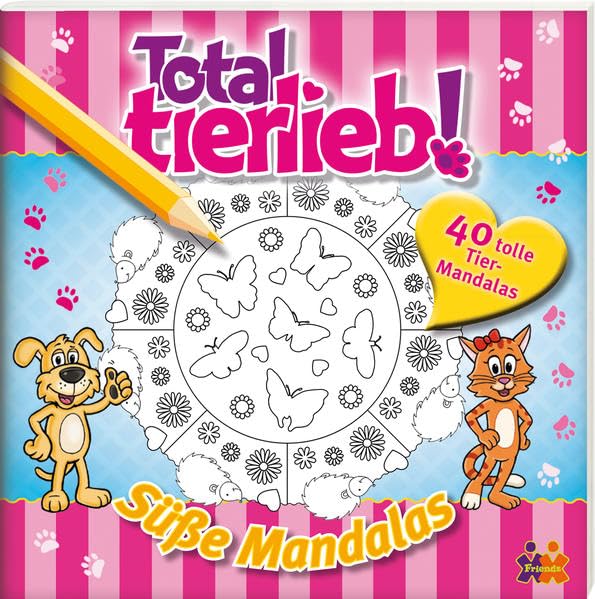 Total tierlieb! Süße Mandalas: 40 tolle Tier-Mandalas Tiptoi & Games