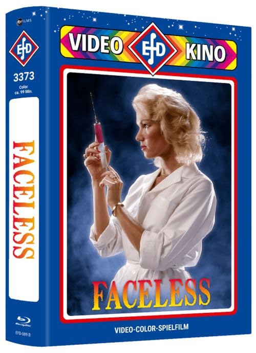 Faceless - Uncut Prestige Mediabook Cover B ( Los Depredadores de la noche / Les Prédateurs de la nuit ) + Bonusfilm JE BRULE DE PARTOUT 333er DVD + Blu-Ray Edition Movies