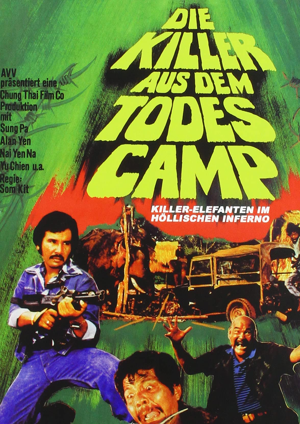 Die Killer aus dem Todescamp (Killer Elephants) - Mediabook - Limitiert auf 111 Stück - Cover B (+ Bonus-DVD mit weiterem Tierhorrorfilm) Movies