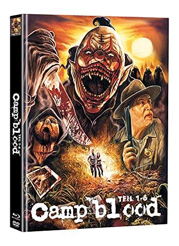 Camp Blood 1-6 Uncut 3-Disc Mediabook Cover D - Limited Edition auf 111 Stück Films